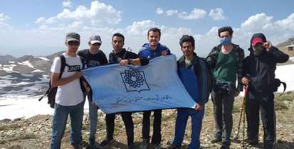 برگزاری اولین برنامه انجمن کوهنوردی دانشجویان دانشگاه